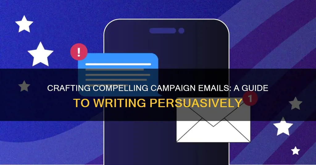 how to write a political campaign email