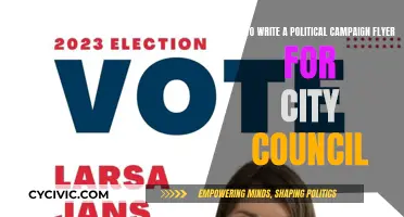 Crafting Compelling City Council Campaign Flyers