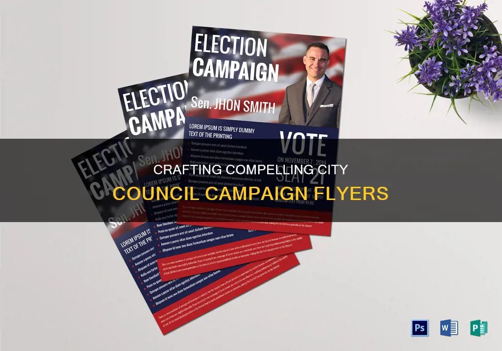 how to write a political campaign flyer for city council
