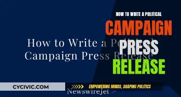 Writing Political Campaign Press Releases: A Definitive Guide