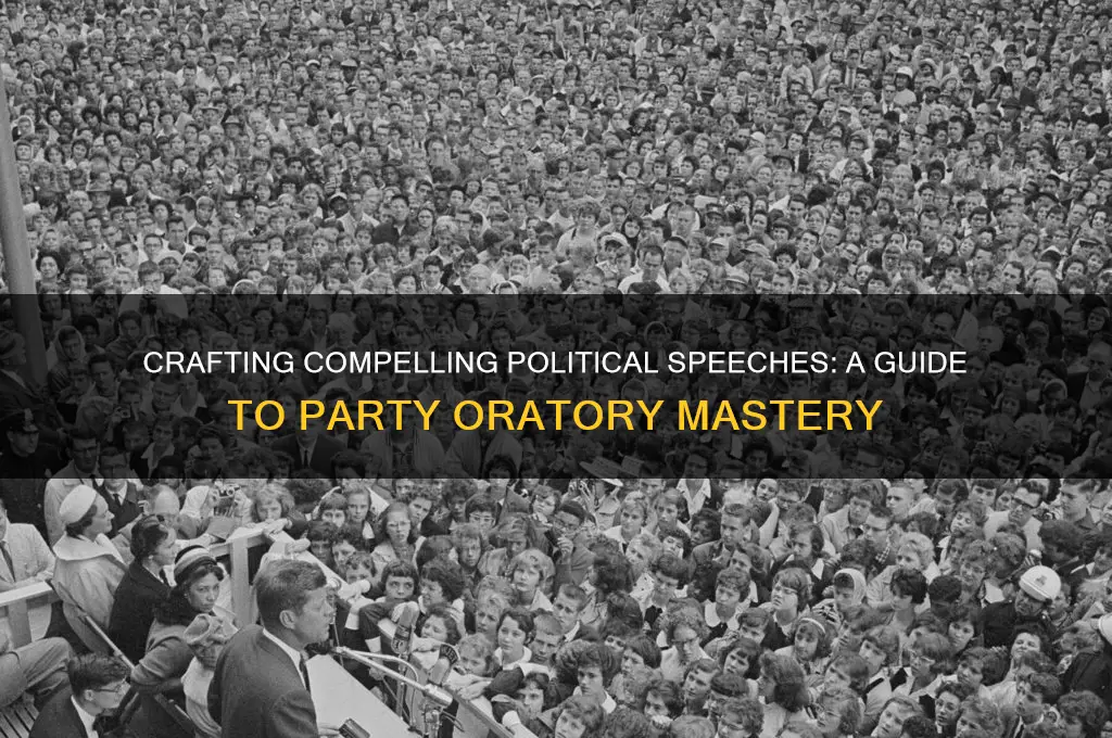 how to write a political party speech