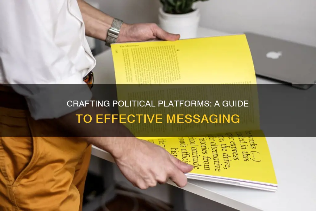 how to write a political platform