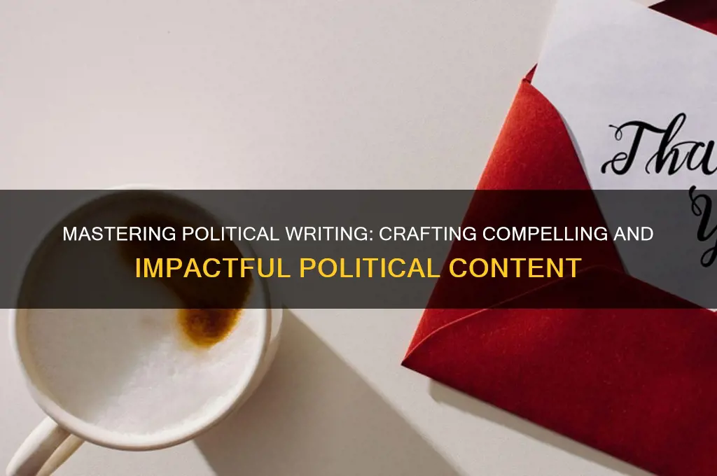 how to write a political