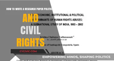 Crafting a Compelling Research Paper on Political and Civil Rights