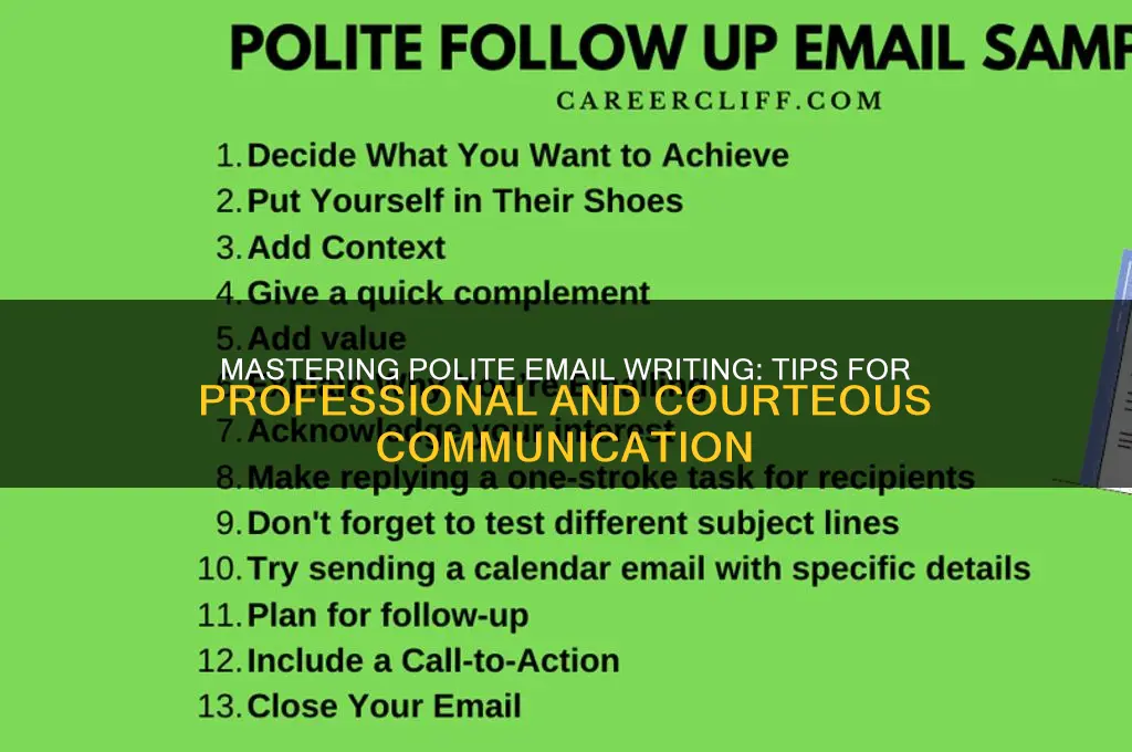 how to write email politely