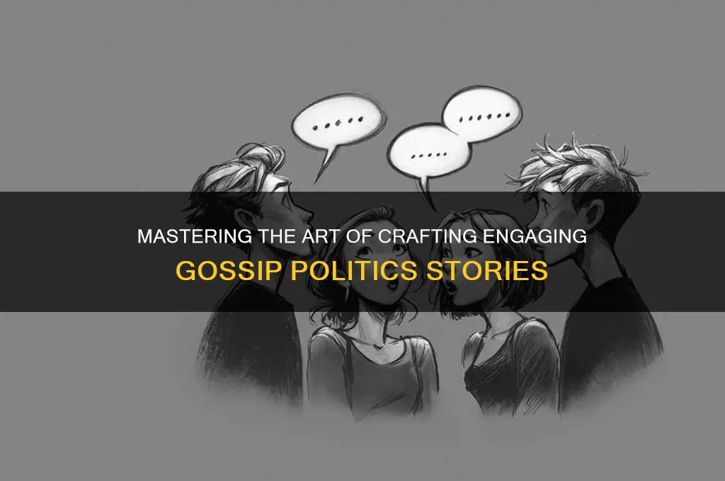 how to write gossip politics