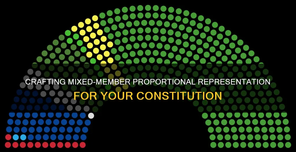 how to write mixed member proportional representation into a constitution