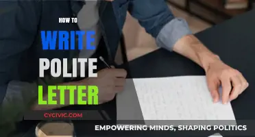 Mastering Polite Letter Writing: Tips for Courteous and Effective Communication