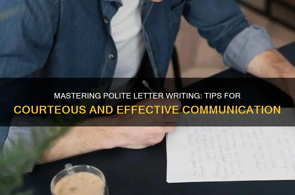 how to write polite letter