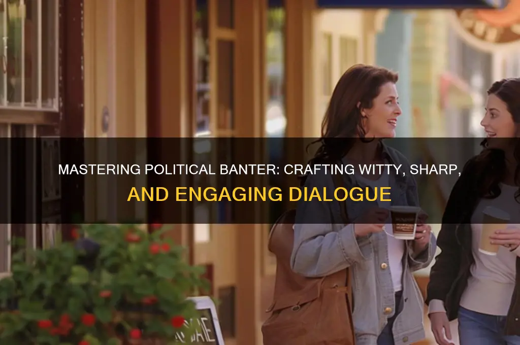 how to write political banter