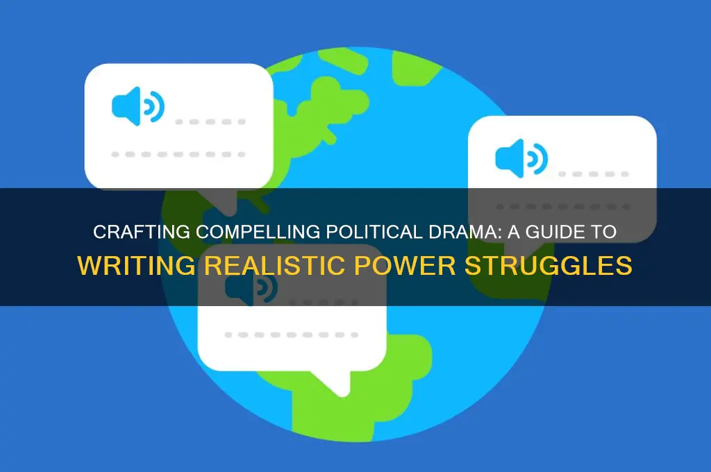 how to write political drama