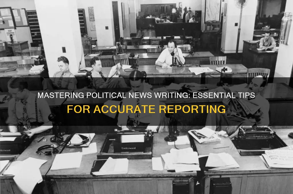 how to write political news