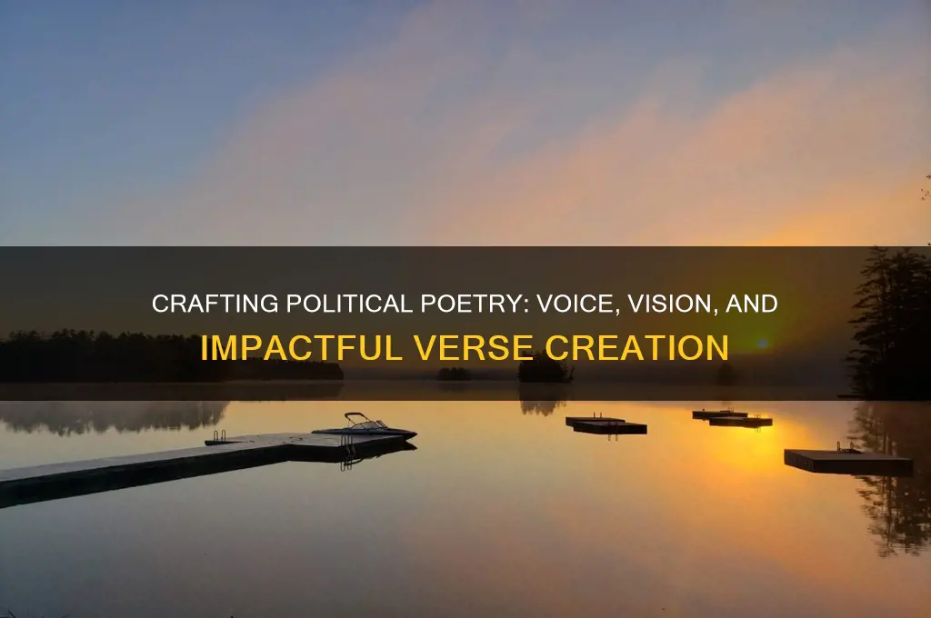 how to write political poetry