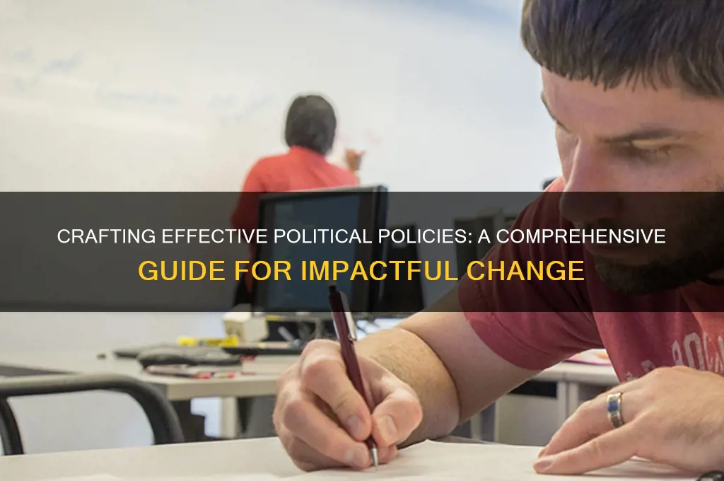 how to write political policy