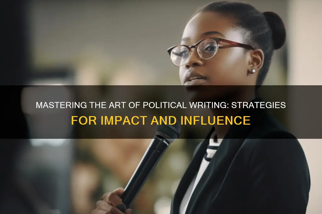 how to write politically