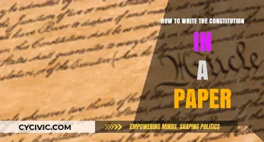 Writing a Constitution: A Step-by-Step Guide