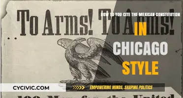 Citing the Mexican Constitution: Chicago Style Guide