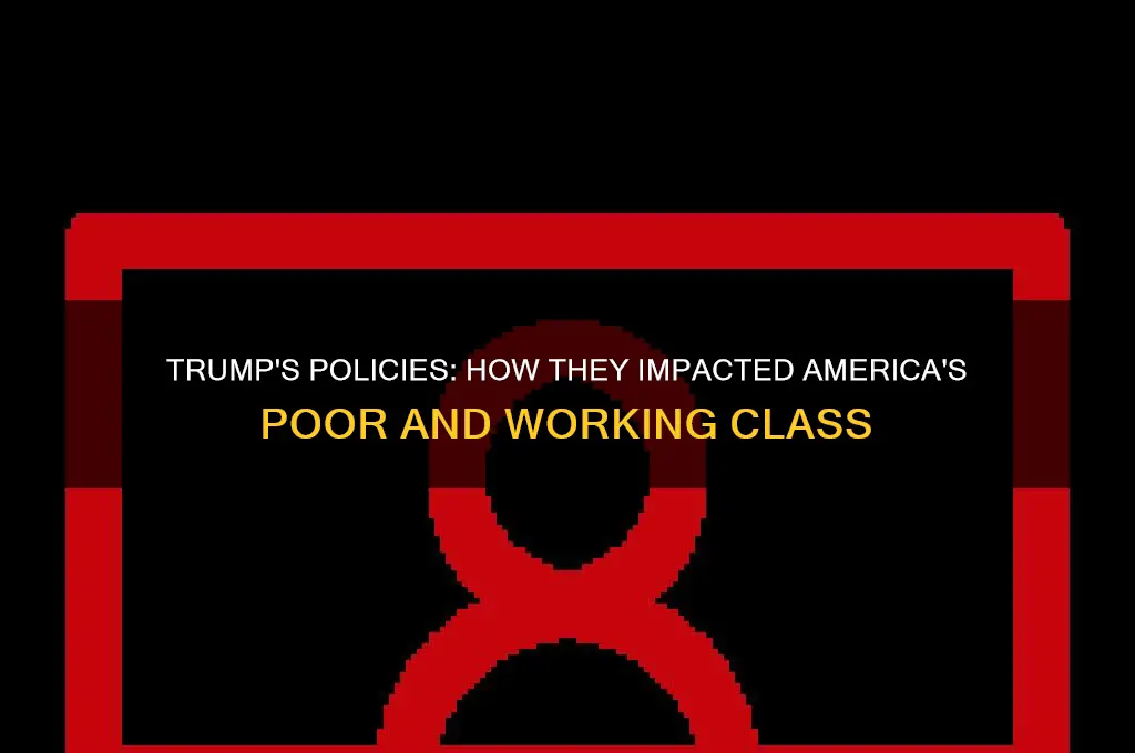 how trump politics poor usa