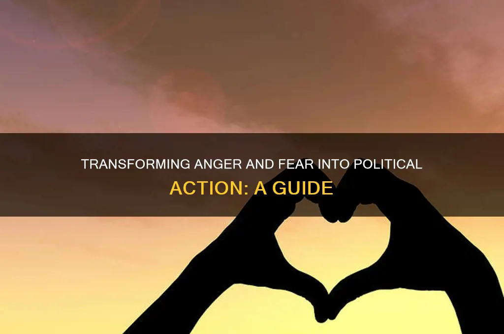 how turn anger fear political