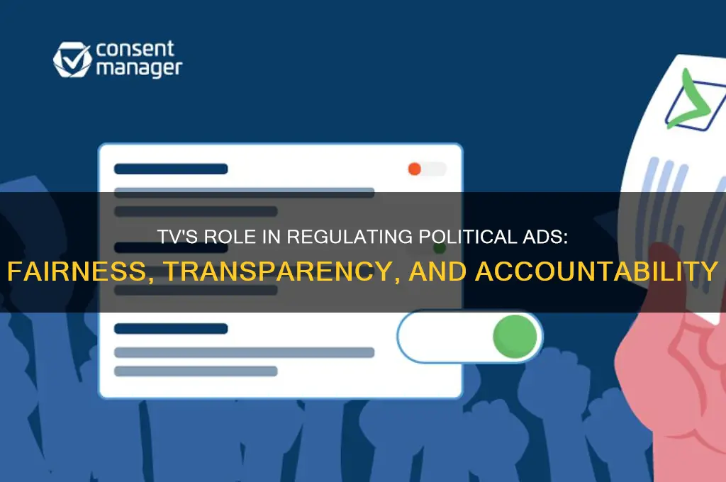 how tv regulates political ads