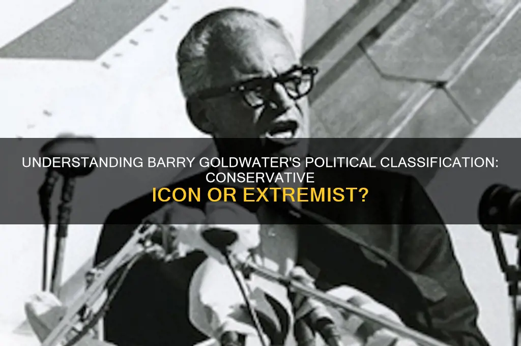 how was goldwater classified politically
