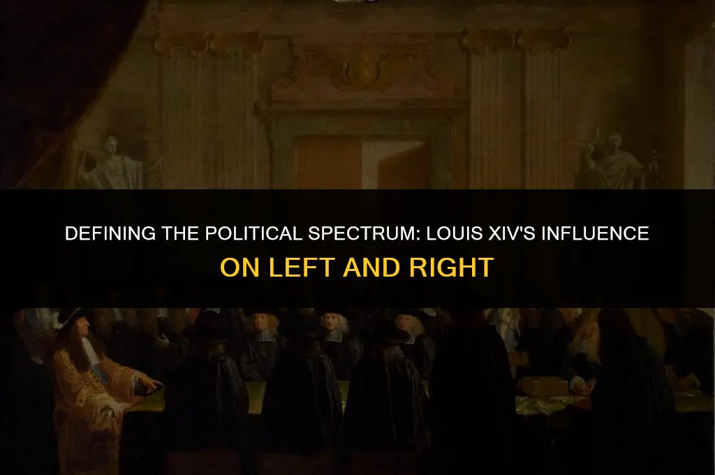 how was left and right politically defined louis 14