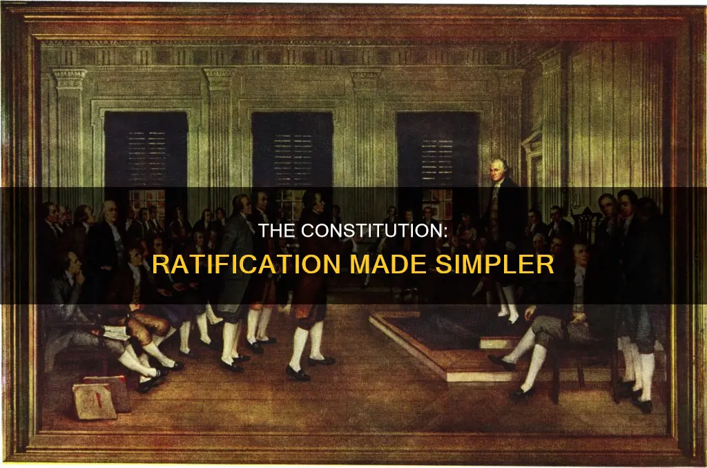 how was ratification of the constitution made easier