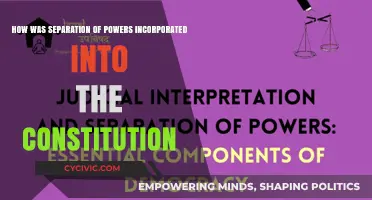 Separation of Powers: Constitution's Foundation