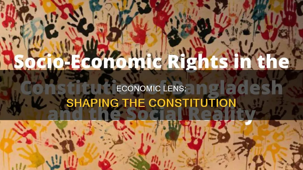 how was the constitution influenced by the economic lens