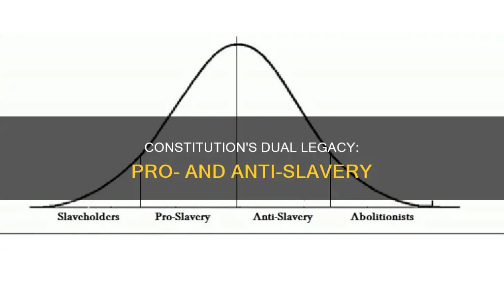 how was the constitution pro slavery and antislavery