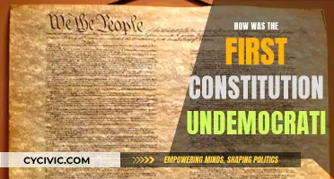 The First Constitution: Undemocratic and Unrepresentative