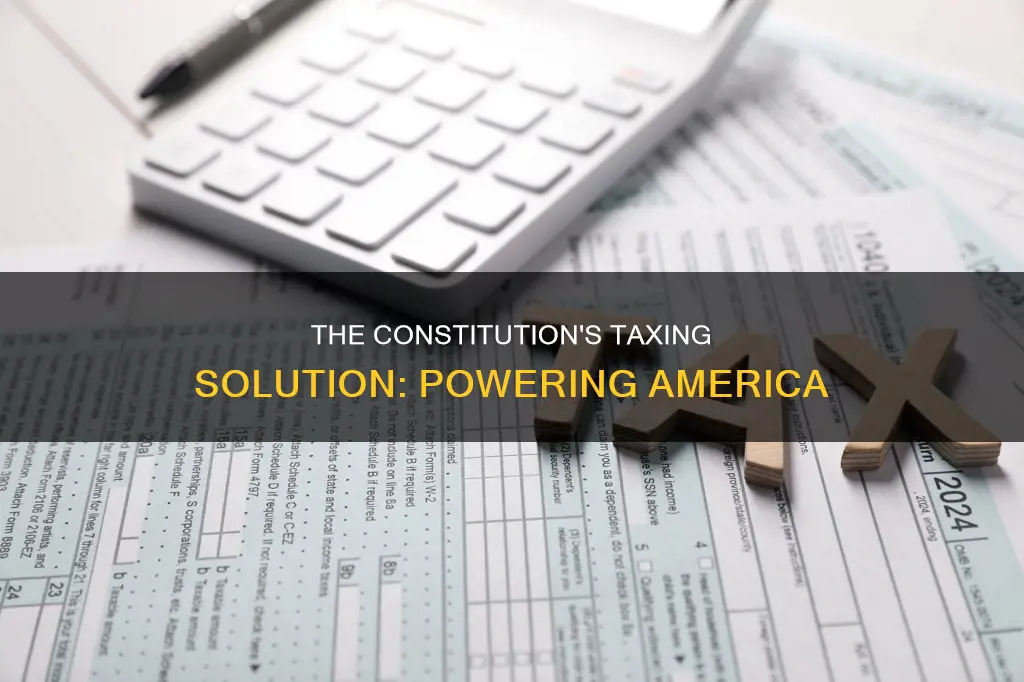how was the inability to tax resolved in the constitution