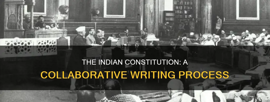 how was the indian constitution written