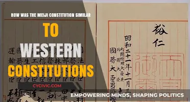 Meiji Constitution: Western Influence and Similarities