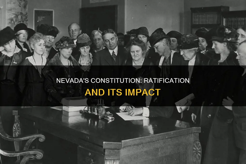 how was the nevada constitution ratified