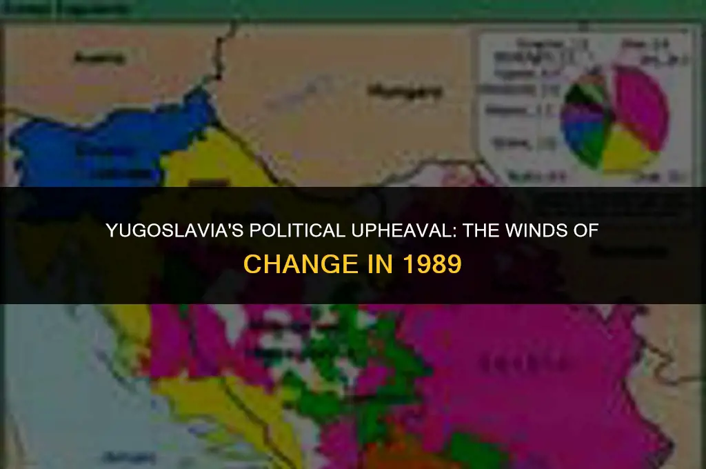 how was the political world changing in 1989 in yugoslavia
