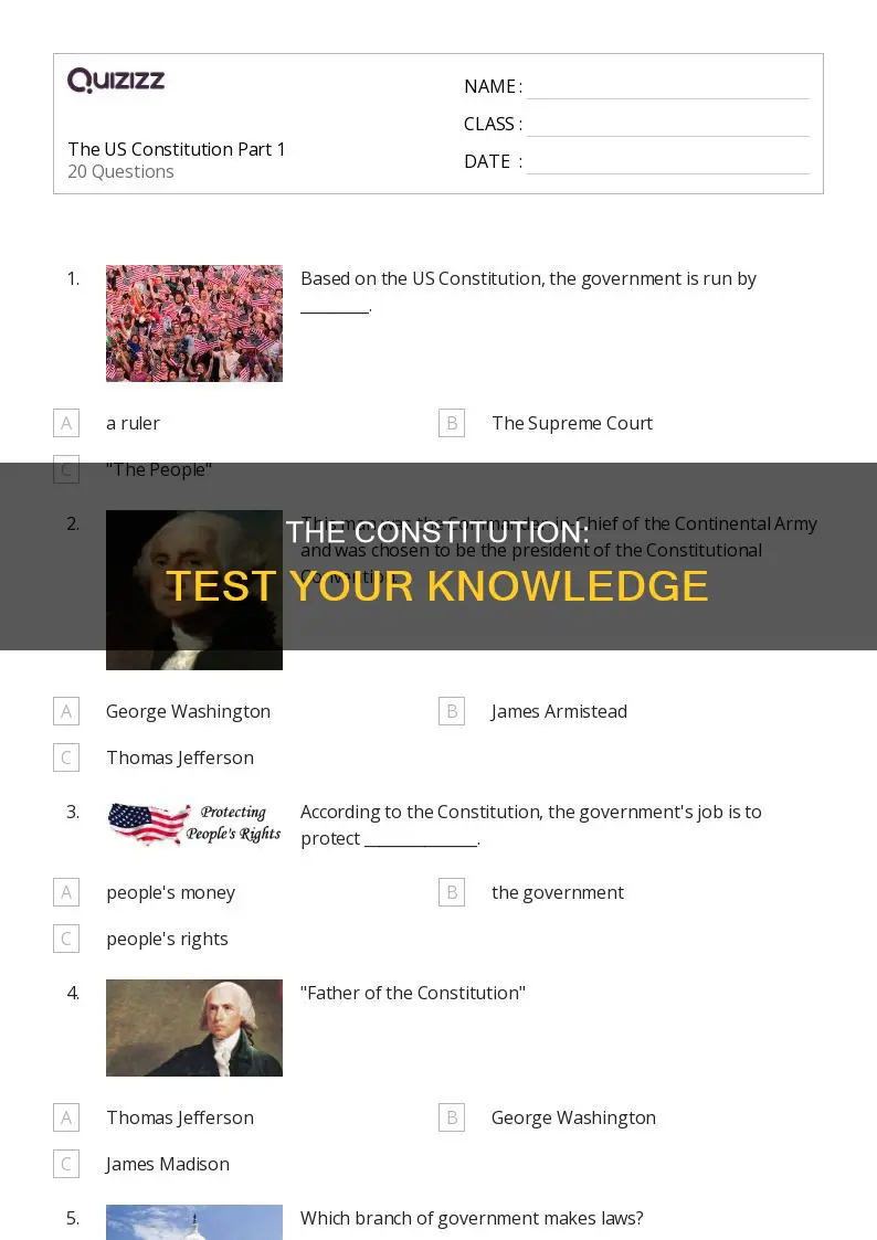 how well do you know the constitution answers