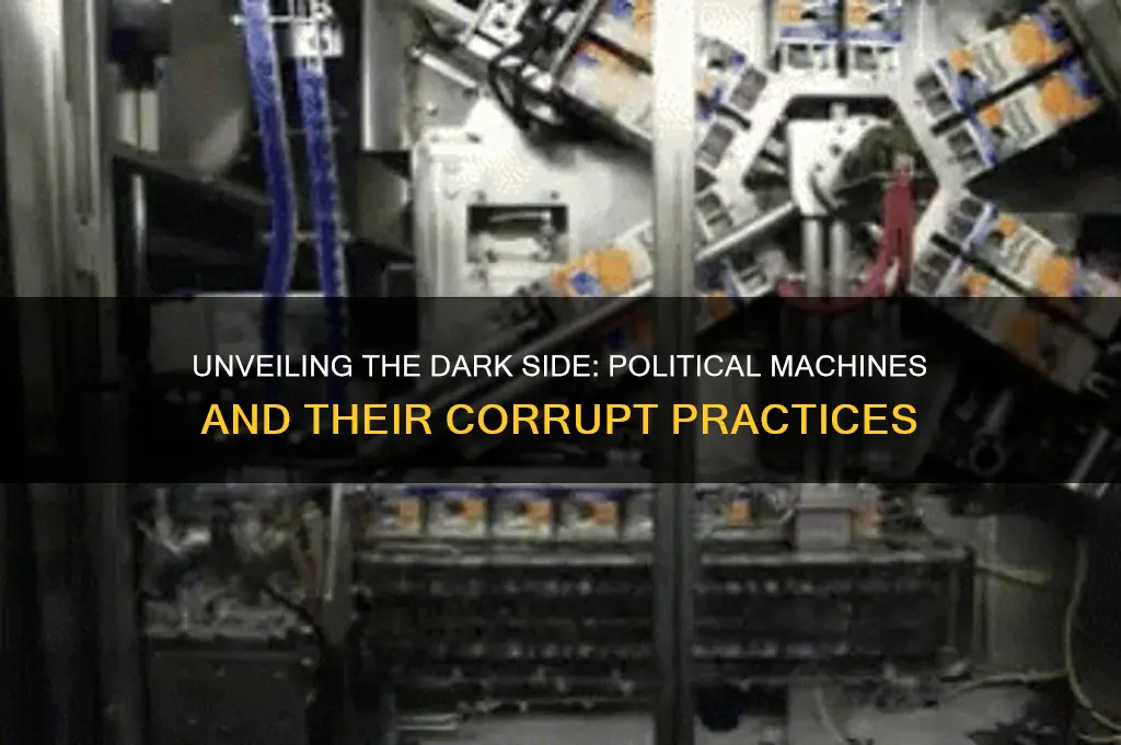 how were political machine corrupt