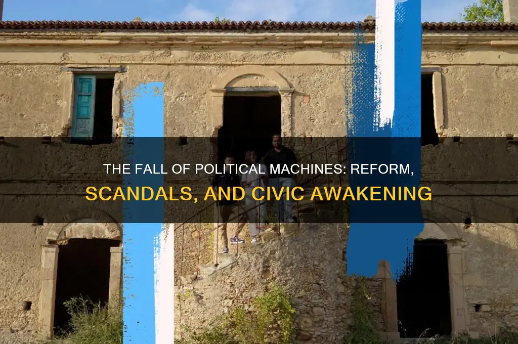 how were political machines ended