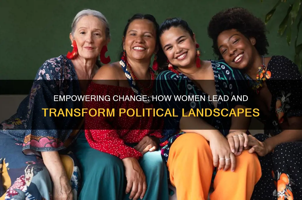 how women lead in politics