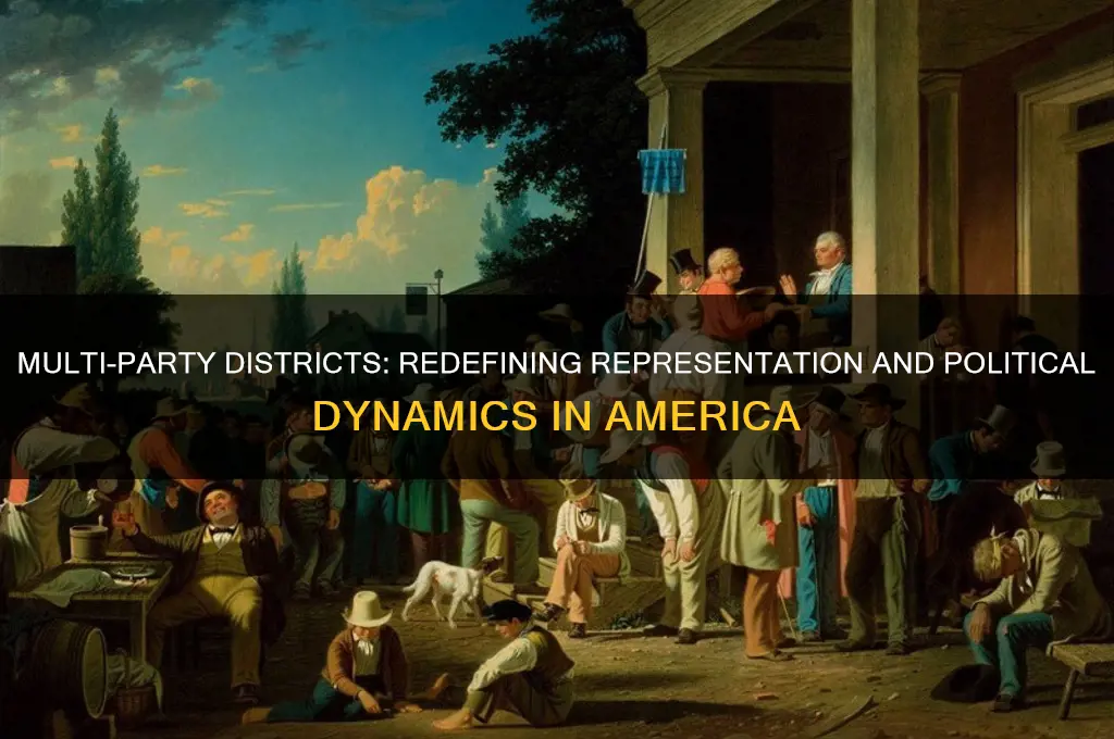 how would multi party political districts work