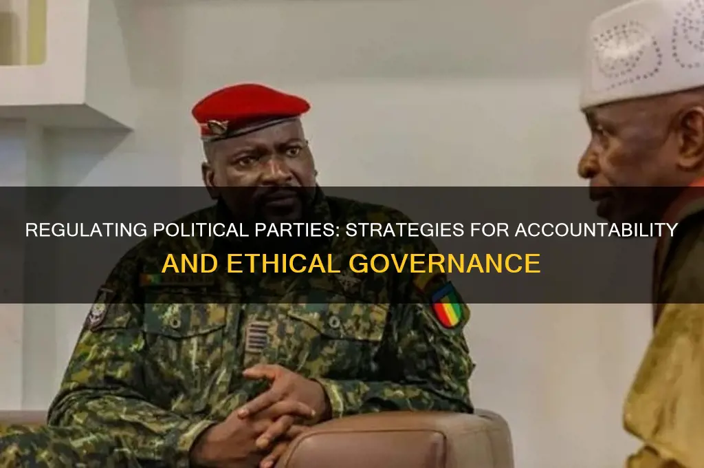 how would political parties be controlled