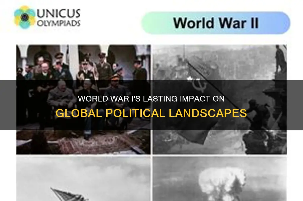 how ww1 shaped politics