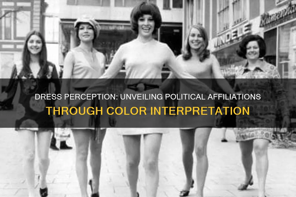 how you see the dress determines your political party