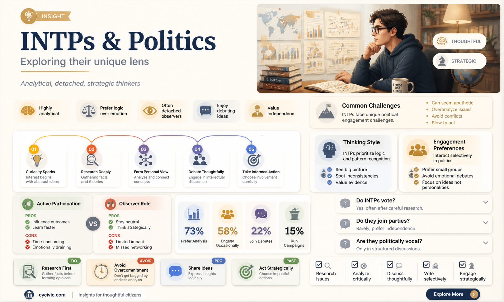 are intps in to politics