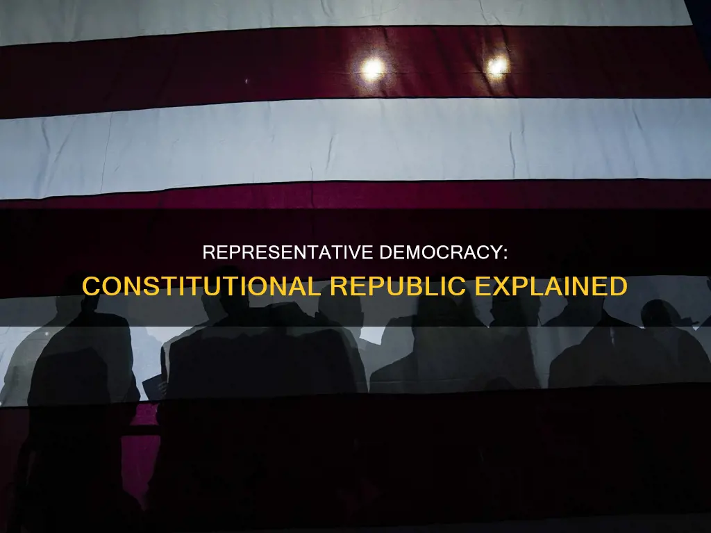 is a constitutional repbulic a form of representative democracy