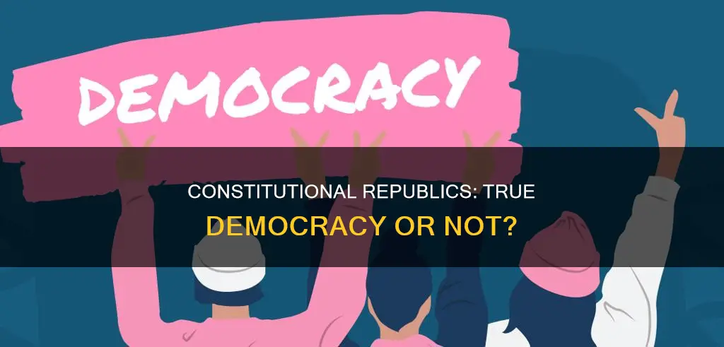is a constitutional republic a type of democracy