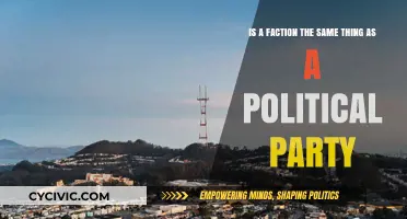 Are Factions and Political Parties Interchangeable? Exploring Key Differences