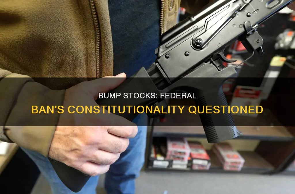 is a federal ban on bump stocks constitutional