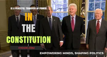 The Constitution's Peaceful Power Transfer: A Historical Legacy